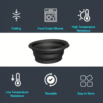 Foldable Ice Face Bowl [Built-in with silicon ice tray]